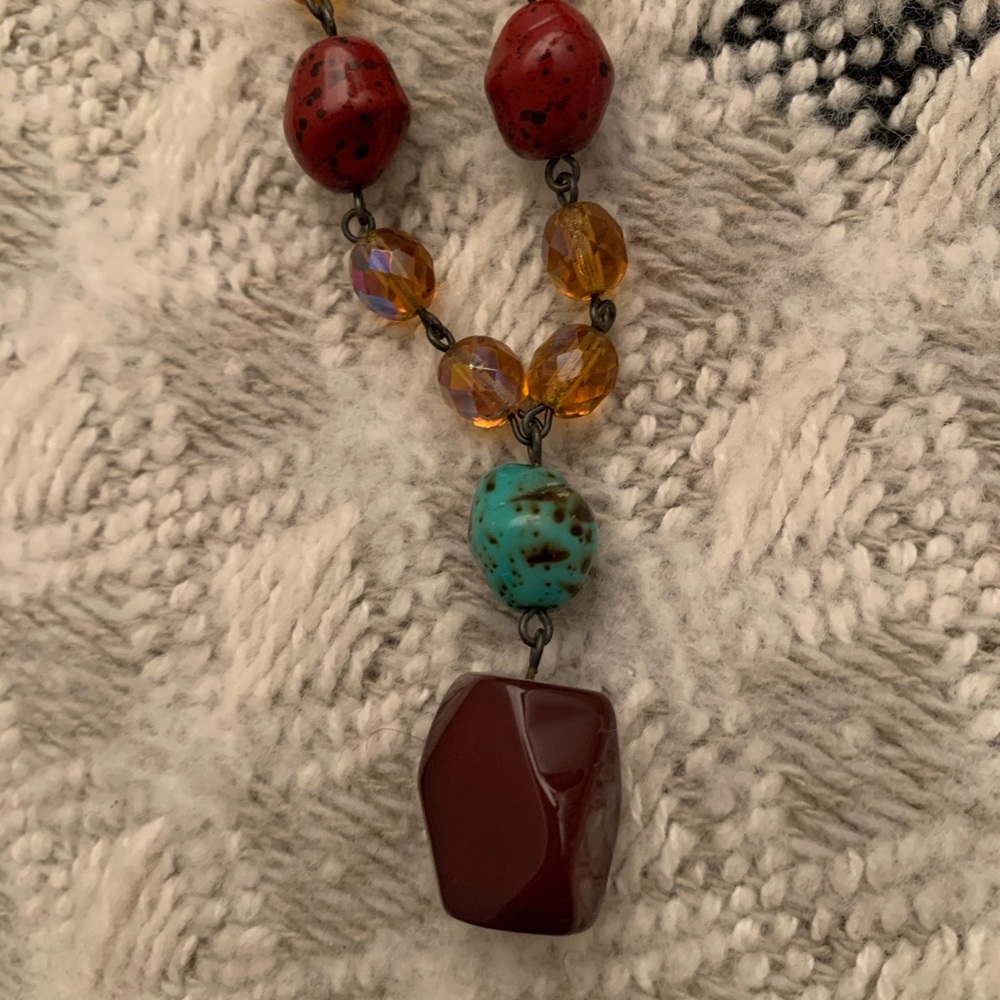 Gemstone necklace